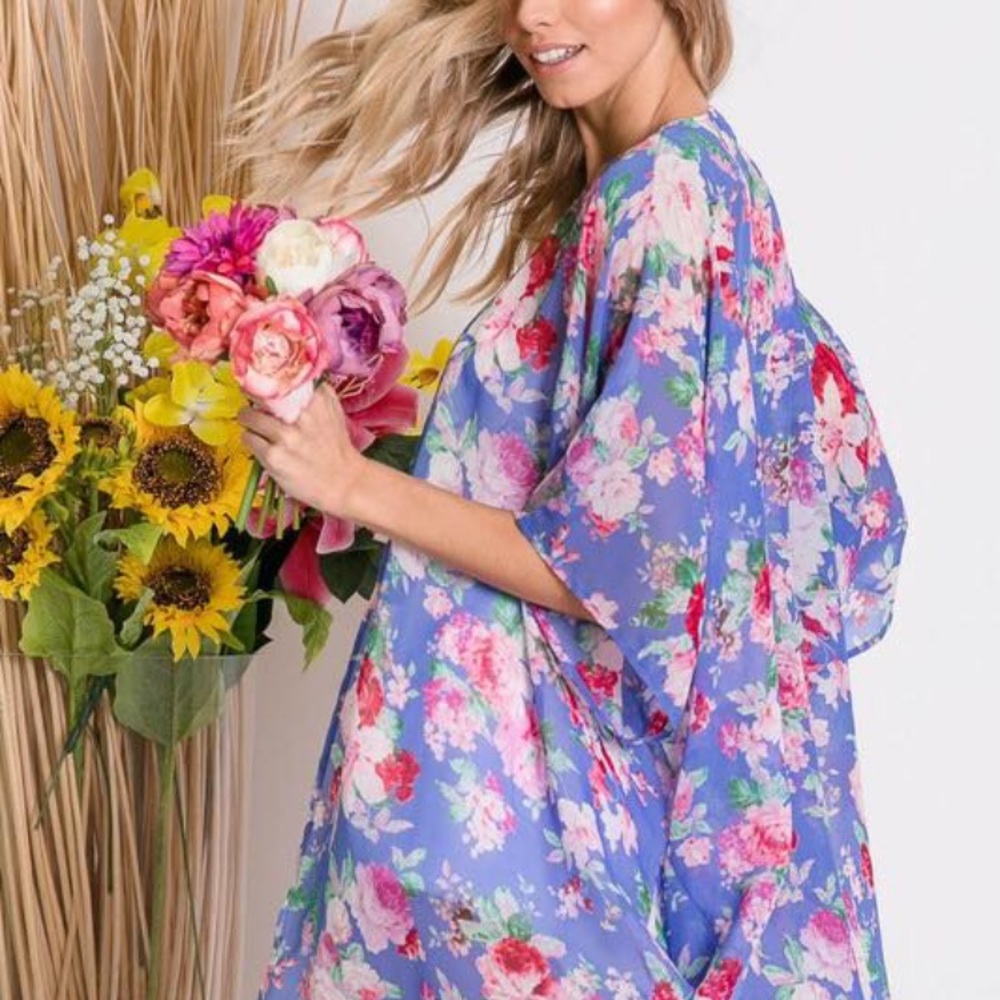 Floral kimono